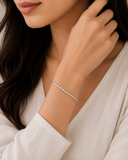 Crystal Link Tennis Bracelet