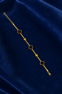 Black Clover Gold Bracelet