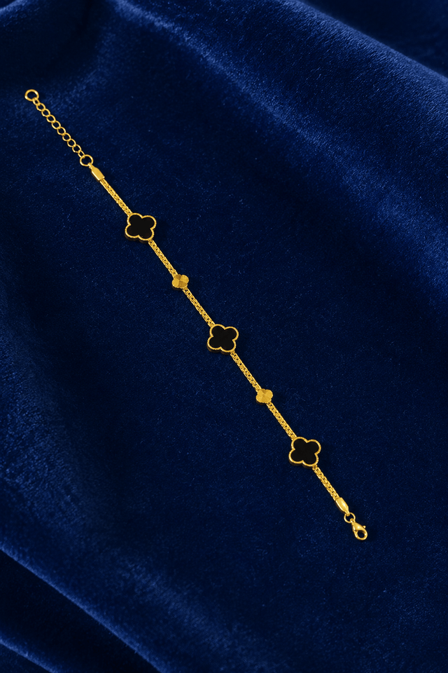 Black Clover Gold Bracelet