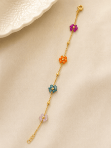 Color Bloom Gold Bracelet