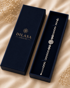 Infinity Charm Crystal Bracelet
