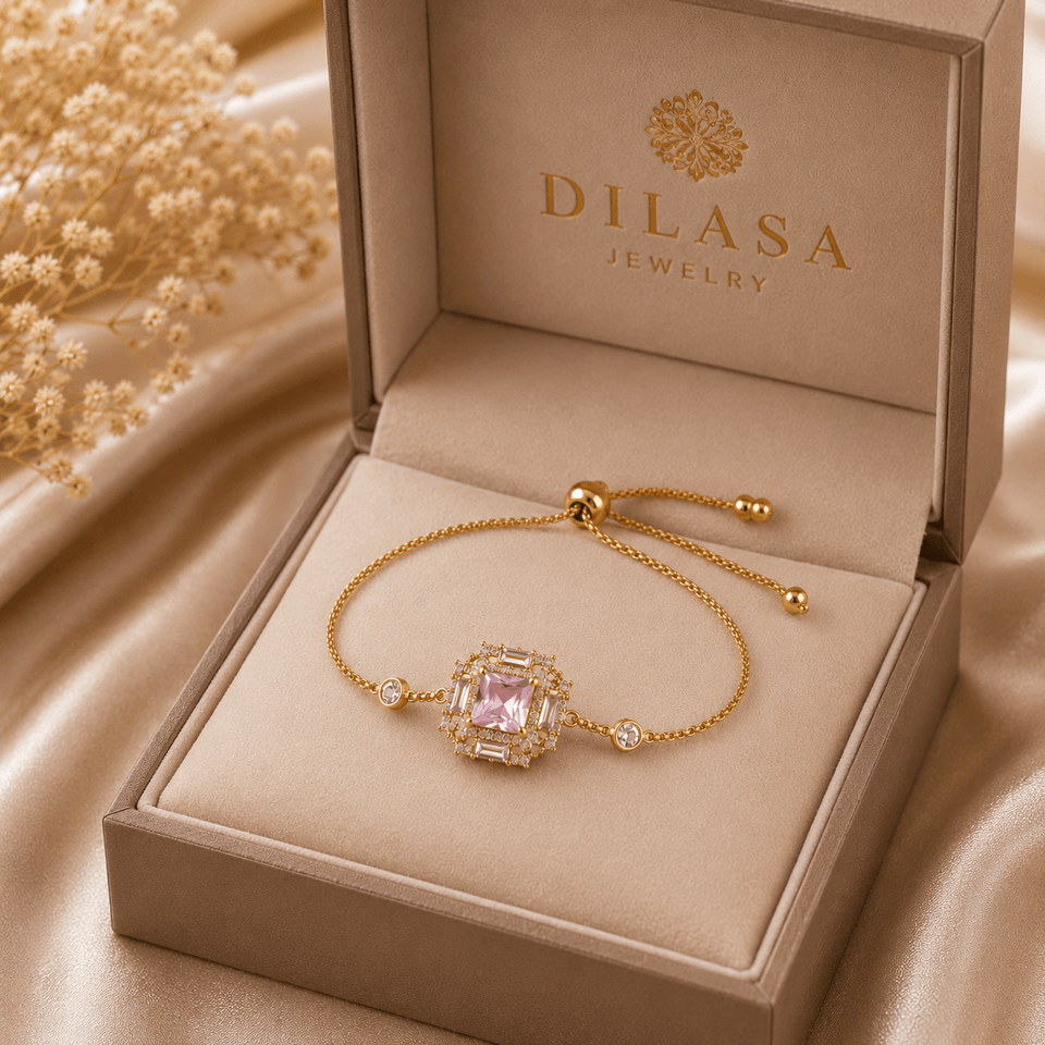 Rosé Royale Crystal Bracelet