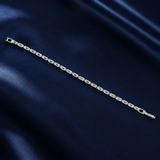 Crystal Link Tennis Bracelet