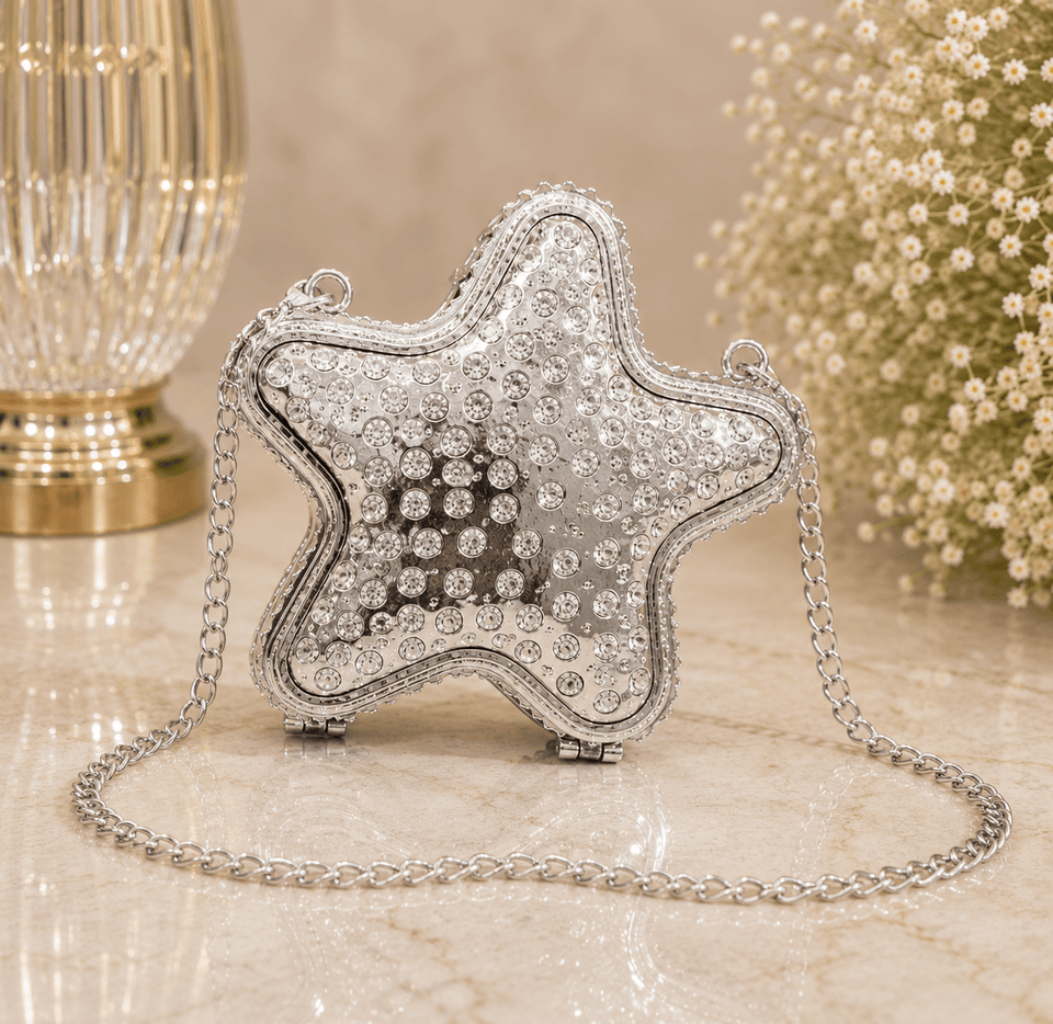 Celestial Star Crystal Crossbody Bag