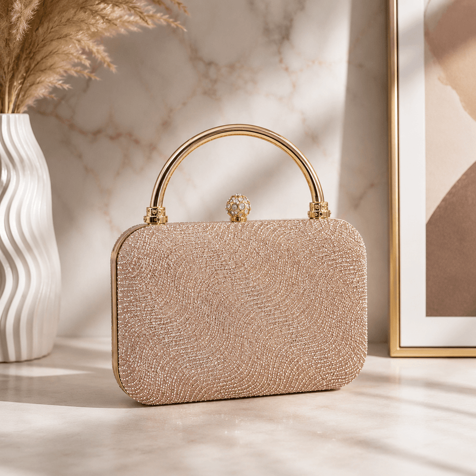 Blush Royale Evening Clutch