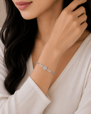 Infinity Charm Crystal Bracelet