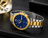 Success Way Royal Blue Dial Luxury Watch – Two Tone Stainless Steel