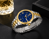 Success Way Royal Blue Dial Luxury Watch – Two Tone Stainless Steel