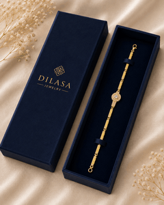 Golden Halo Crystal Bracelet