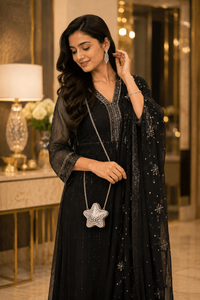 Celestial Star Crystal Crossbody Bag