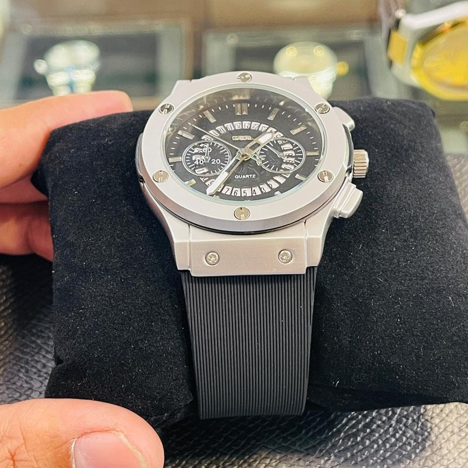 Luxury Men's Stainless Steel Watch | Premium Business & Casual Wrist Watch