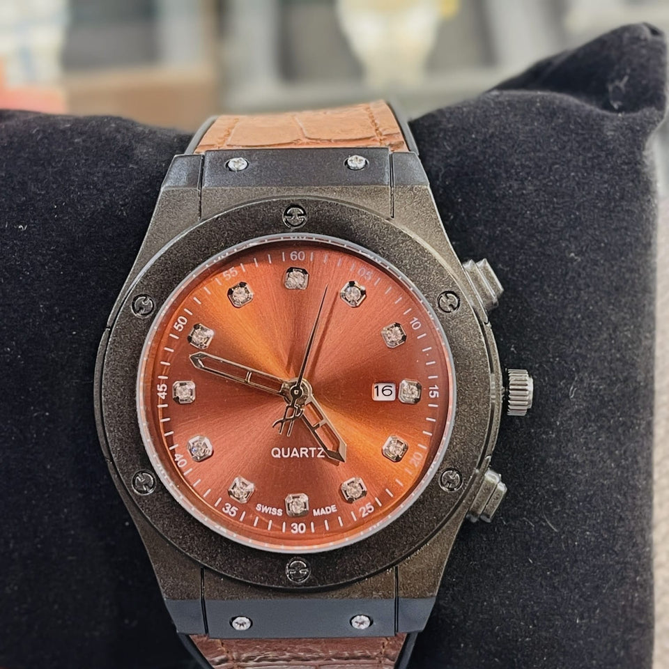 Luxury Men's Stainless Steel Watch | Premium Business & Casual Wrist Watch