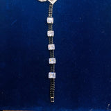 Midnight Crystal Link Bracelet