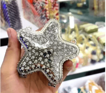 Celestial Star Crystal Crossbody Bag