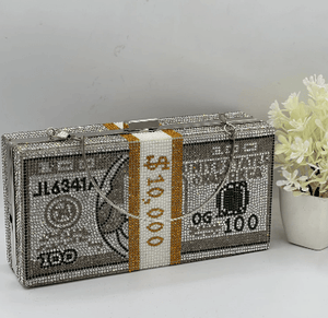 Millionaire Sparkle Cash Clutch